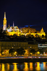 Image showing Old Budapest with St. Matthias church