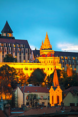 Image showing Fisherman bastion in Budapest, Hungary