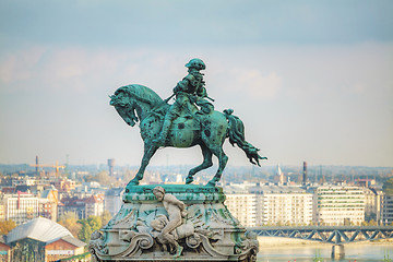 Image showing Statue of Prince Eugene of Savoy at the Royal Castle