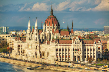 Image showing Parliament building in Budapest, Hungary