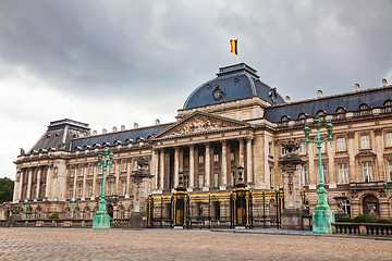 Image showing Royal Palace bulding facade in Brussels