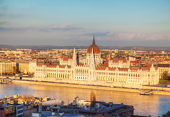 Image showing Parliament building in Budapest, Hungary