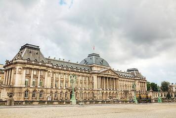 Image showing Royal Palace bulding facade in Brussels