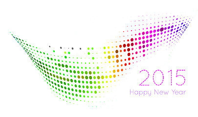 Image showing Happy 2015 new year