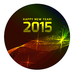 Image showing Happy 2015 new year