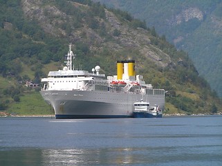 Image showing Ship in Geirangerfiord_2_2004