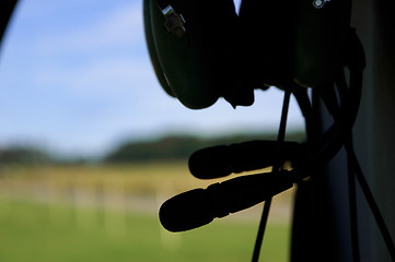 Image showing Communication Headset / Mic Silhouette