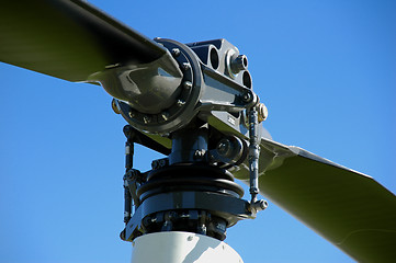 Image showing Helicopter blades