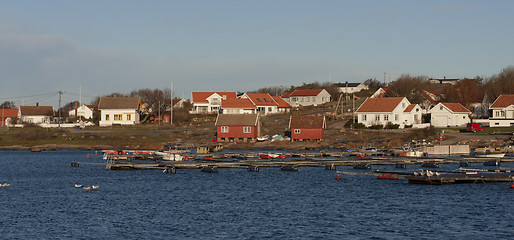 Image showing Coastal village