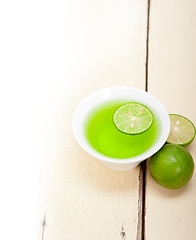 Image showing green lime lemonade 