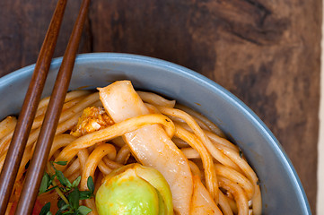 Image showing hand pulled ramen noodles