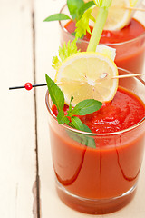 Image showing fresh tomato juice