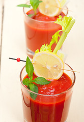 Image showing fresh tomato juice