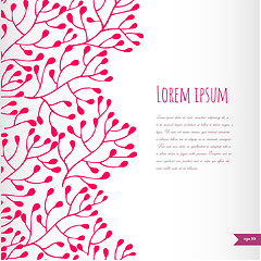 Image showing Romantic floral background