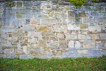 Image showing old, medieval abbey wall