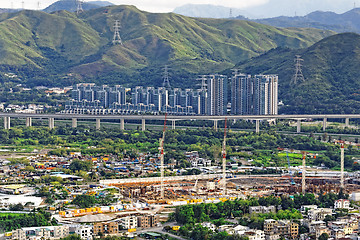 Image showing Village houses in Hong Kong