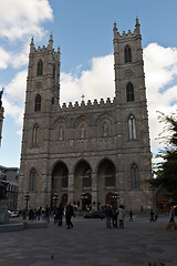 Image showing MONTREAL / CANADA - September 12, 2014:  The Notre-Dame of Montr