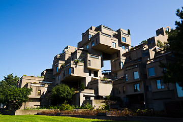 Image showing Modular buildings of Habitat 67 in Montreal, Canada