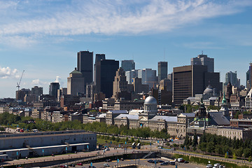 Image showing Cityscape of downtown Montreal, Canada