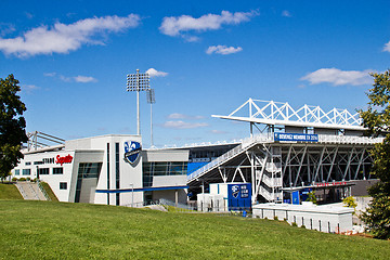 Image showing MONTREAL, CANADA - August 23, 2013: Saputo Stadium the home of t