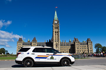 Image showing OTTAWA, ONTARIO/CANADA - AUGUST 10, 2013:  An Royal Canadian Mou