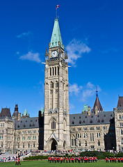 Image showing Changing of the Guard ceremony at Canada's Parliament Hill