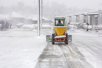 Image showing Snow removal