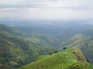 Image showing mountain scenery in Sri Lanka