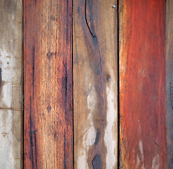 Image showing wooden planks