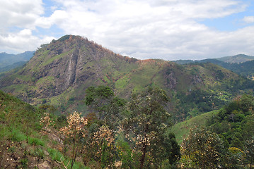 Image showing mountain scenery in Sri Lanka