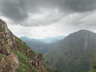 Image showing mountain scenery in Sri Lanka