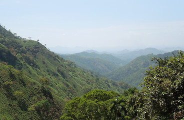 Image showing mountain scenery in Sri Lanka