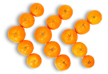 Image showing Three Arrows Of Tangerine