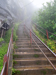 Image showing stairway in Sri Lanka