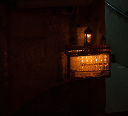 Image showing Chanuka lights in Jerusalem