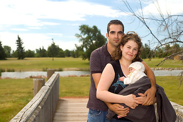 Image showing Young family