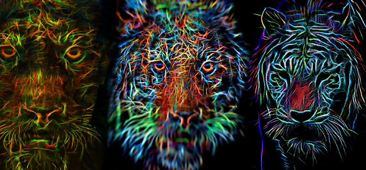 Image showing Werewolf & tigers