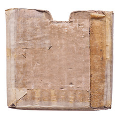 Image showing Grunge cardboard box