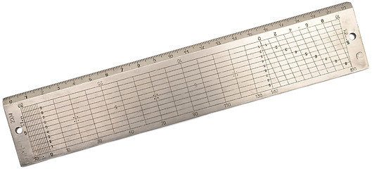 Image showing metal ruler