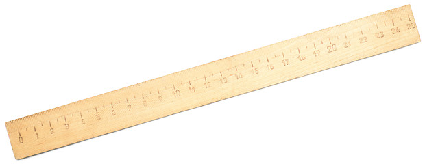 Image showing wooden ruler