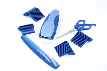 Image showing Hair grooming tools