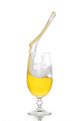 Image showing Splashing beer