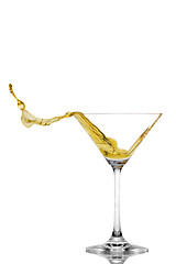 Image showing Splashing Martini