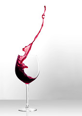 Image showing Splashing Bordeaux