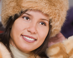 Image showing Smiling girl portrait