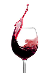 Image showing Splashing Bordeaux
