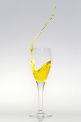 Image showing Splashing champagne