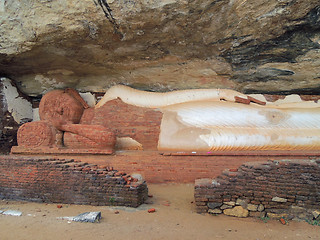 Image showing sleeping buddha statue