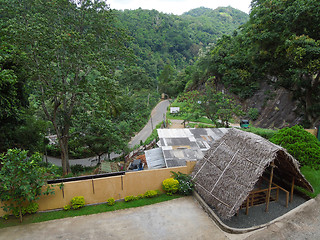 Image showing roadside scenery in Sri Lanka