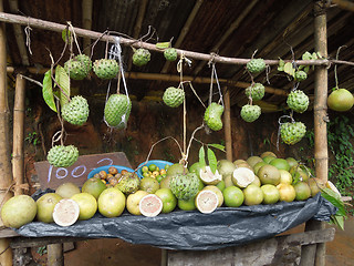 Image showing fruit stand
